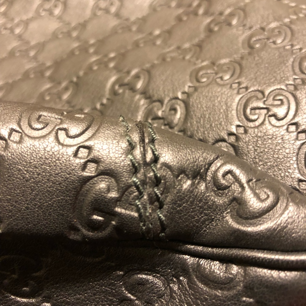 Never used Black Gucci Guccissima Hobo Handbag - Picture 2 of 8